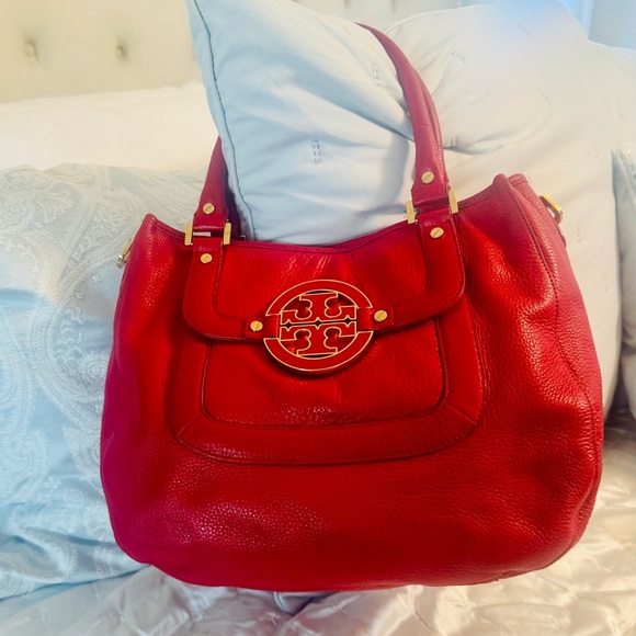 Tory Burch Cherry Red Shoulder Bag - Picture 8 of 16